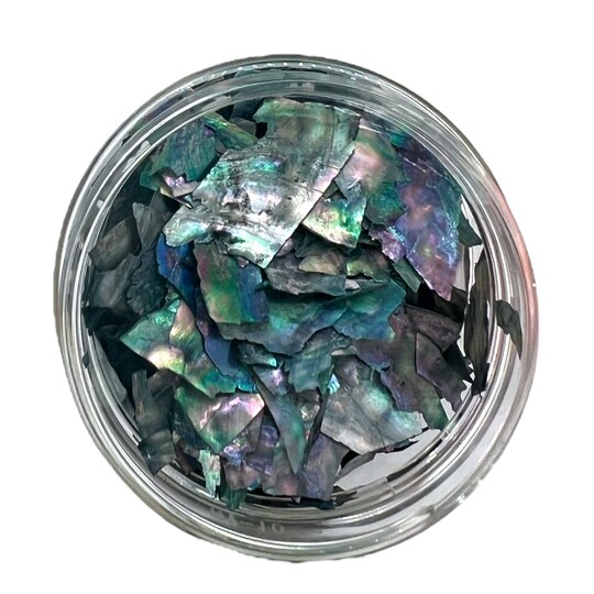Mother of Pearl Crushed Genuine Abalone Shell Piece Inclusions - 8 Colors!